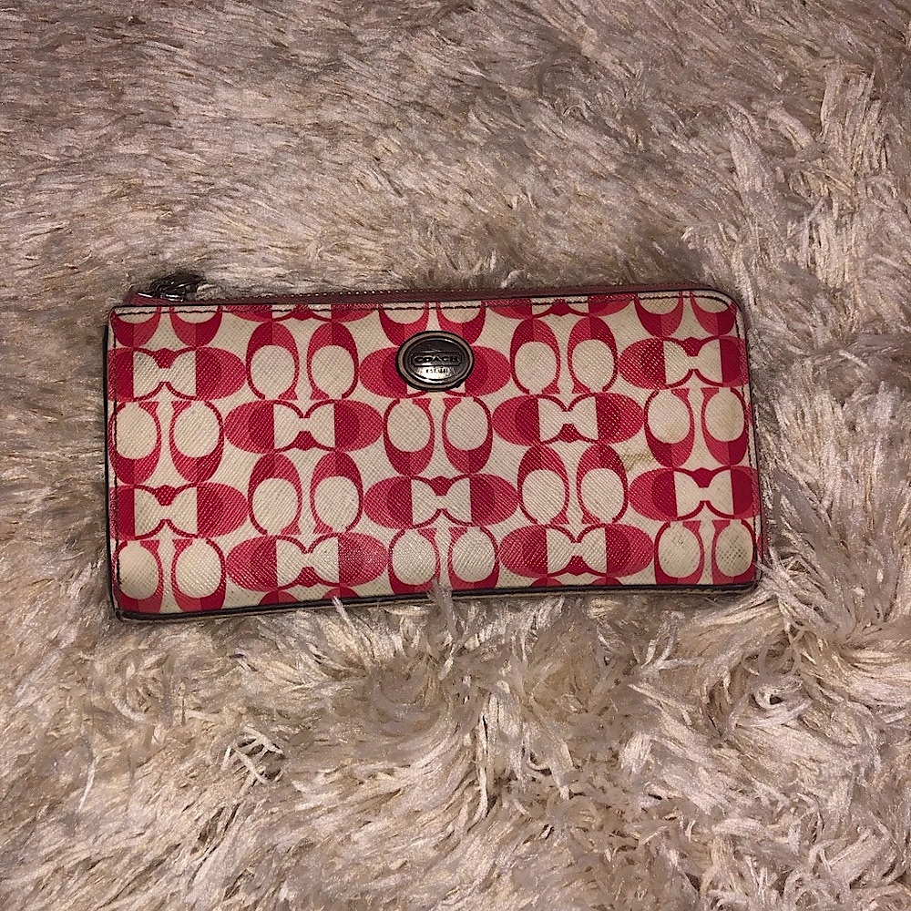 Pink Authentic Coach Wallet
